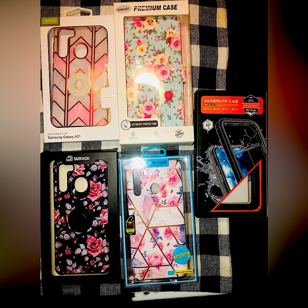 Samsung A21 Phone Case Bundle